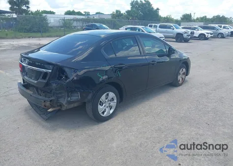 2013 Honda Civic Lx из США, поврежденный, VIN 19XFB2F59DE002247